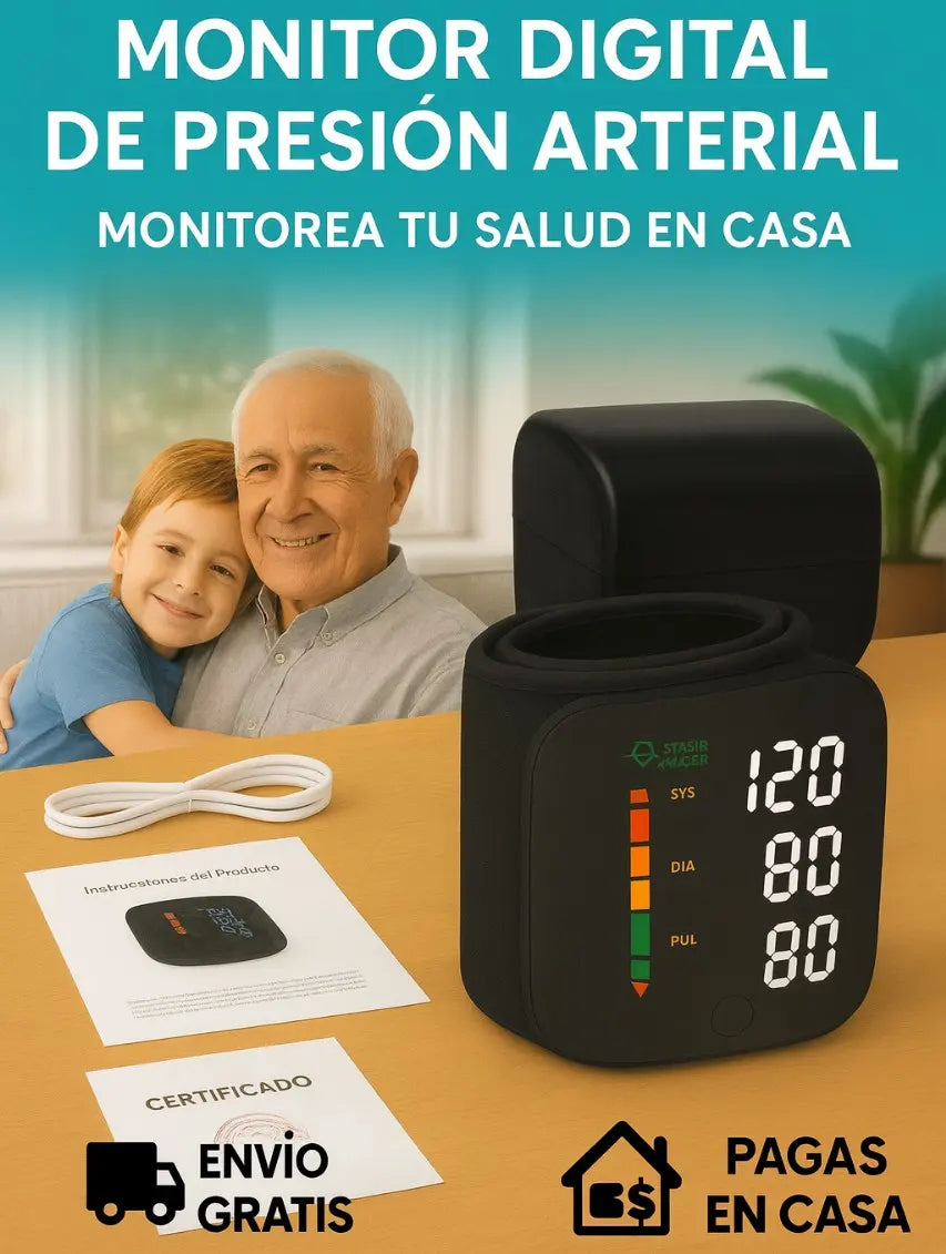 CardioWatch® Monitor de presión Arterial de Muñeca