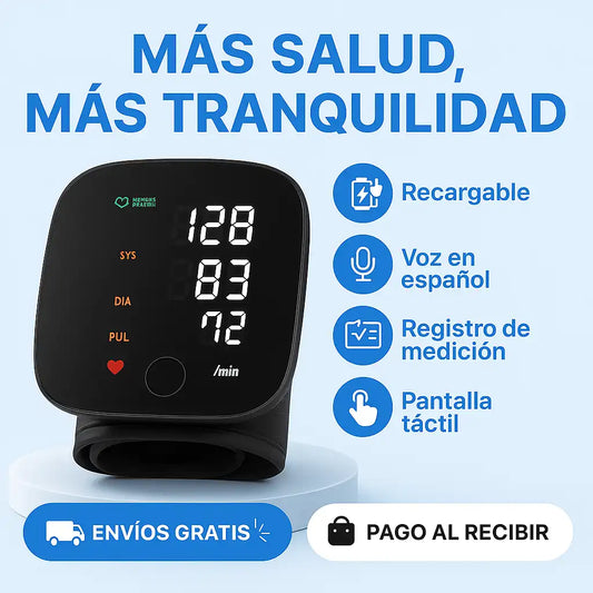 CardioWatch® Monitor de presión Arterial de Muñeca
