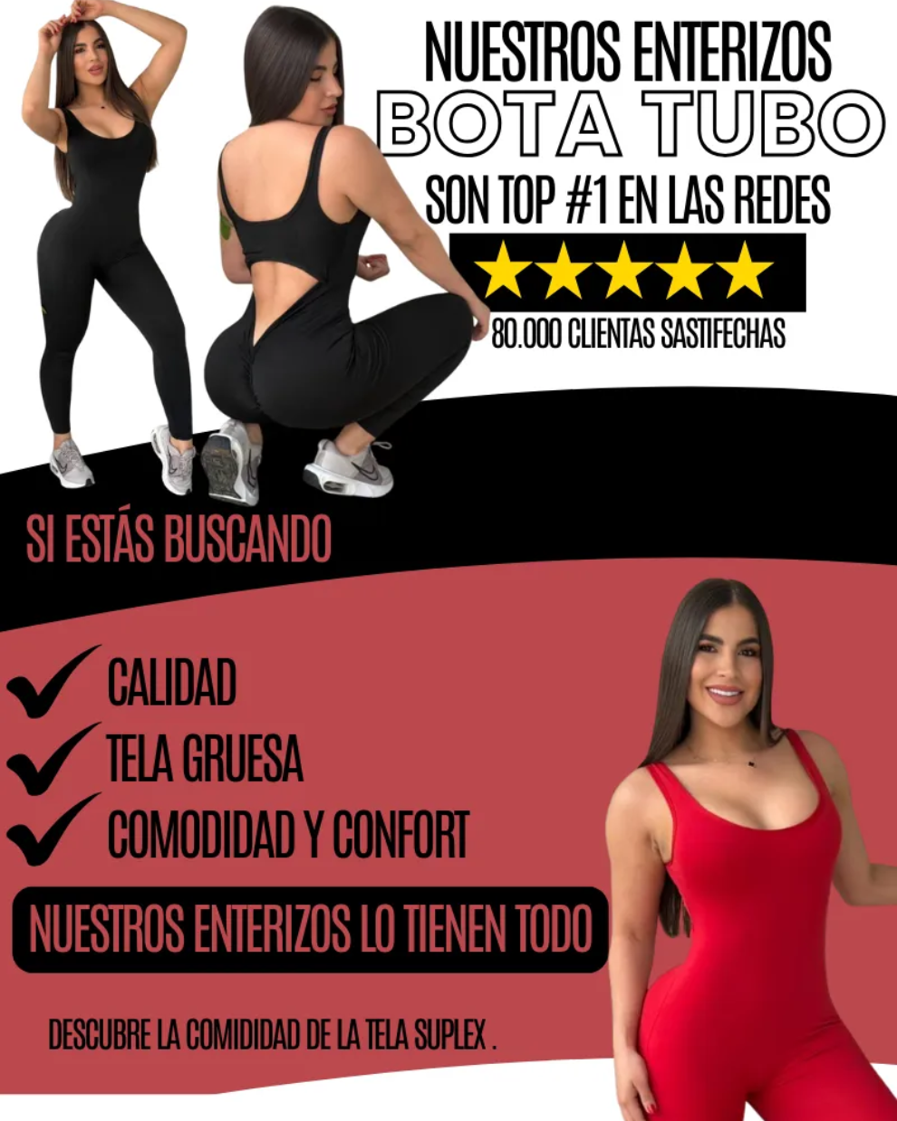 Enterizo Bota Tubo