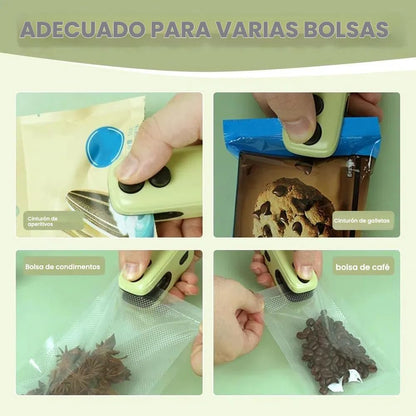 Sellador Rápido de Bolsas Verdes