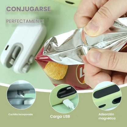 Sellador Rápido de Bolsas Verdes